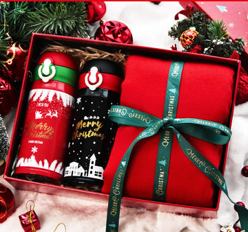 Christmas Female Thermos Cup Gift Box Set
