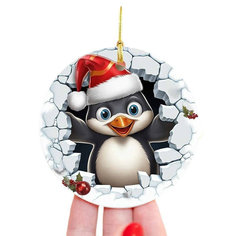 New Acrylic Christmas Gift Pendant