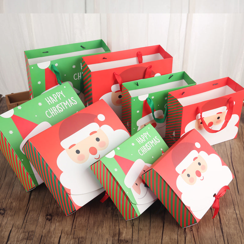 Christmas packing night gift tote bag gift bag box