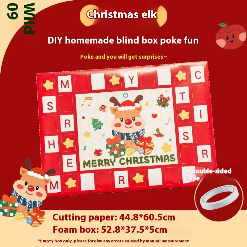 Christmas Countdown Calendar Gift Box – Kids DIY Blind Box Set