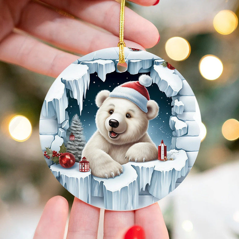 New Acrylic Christmas Gift Pendant