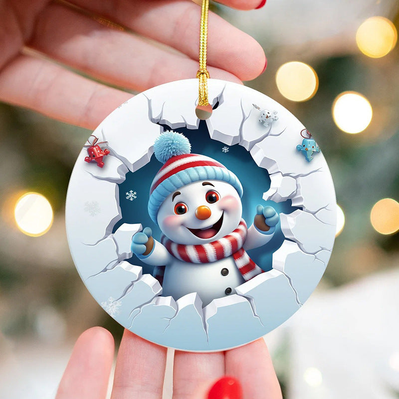 New Acrylic Christmas Gift Pendant