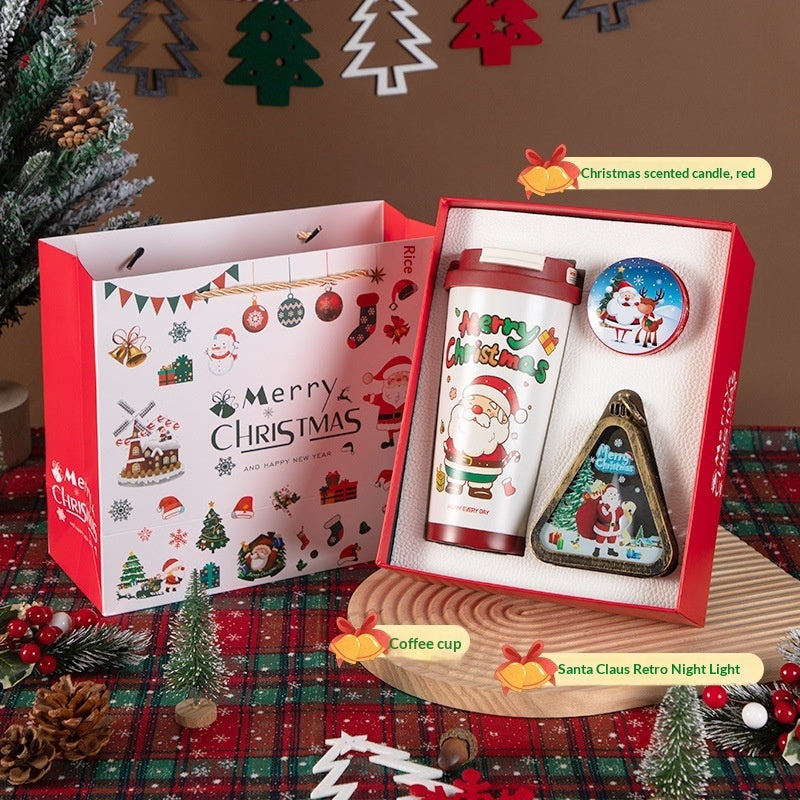 Christmas Bear and Apple Gift Box
