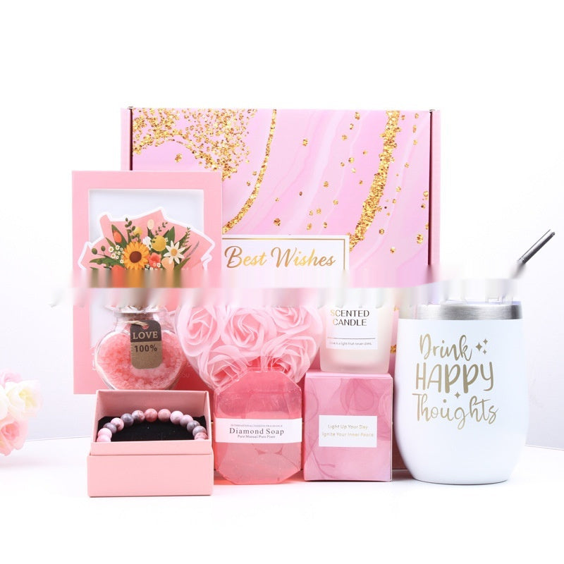 Girl Drinking Bottle Exquisite Gift Set