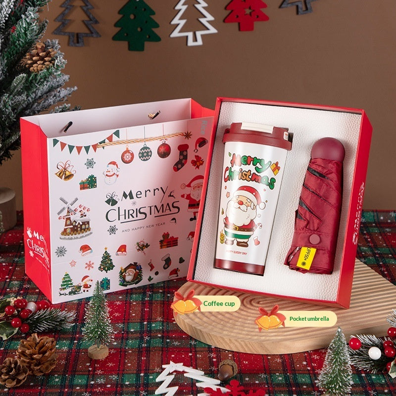 Christmas Bear and Apple Gift Box