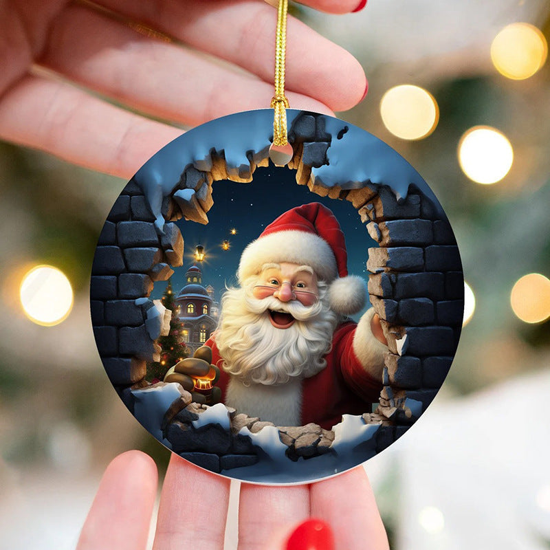 New Acrylic Christmas Gift Pendant