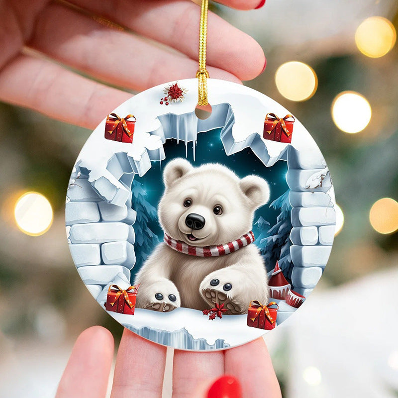 New Acrylic Christmas Gift Pendant